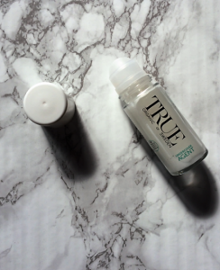 deodrant flat lay