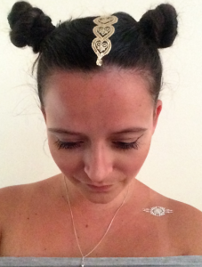 glasto hair after