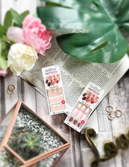 Kiss and Impress stick on nails are great for on the go beauty!