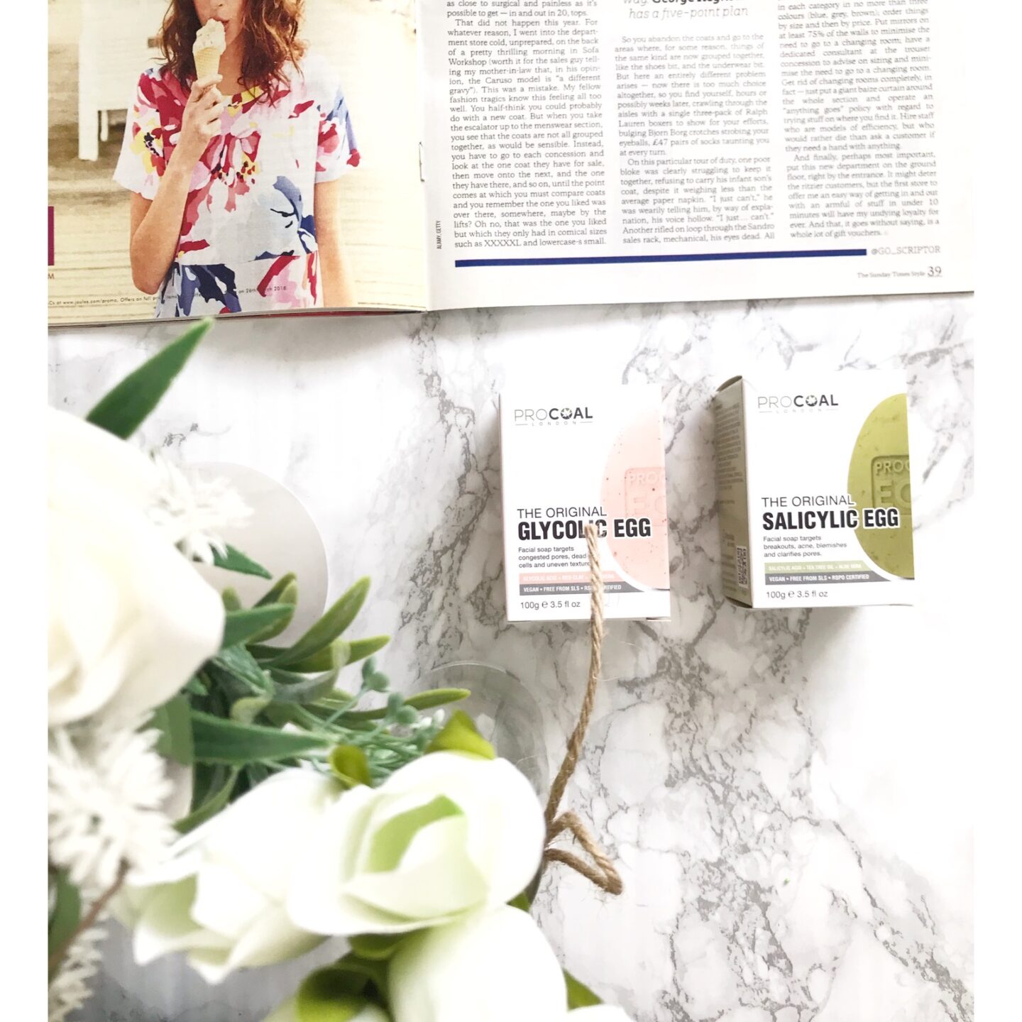 Procoal's new salicylic egg cleanser