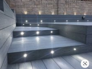 LED lighting decking ideas