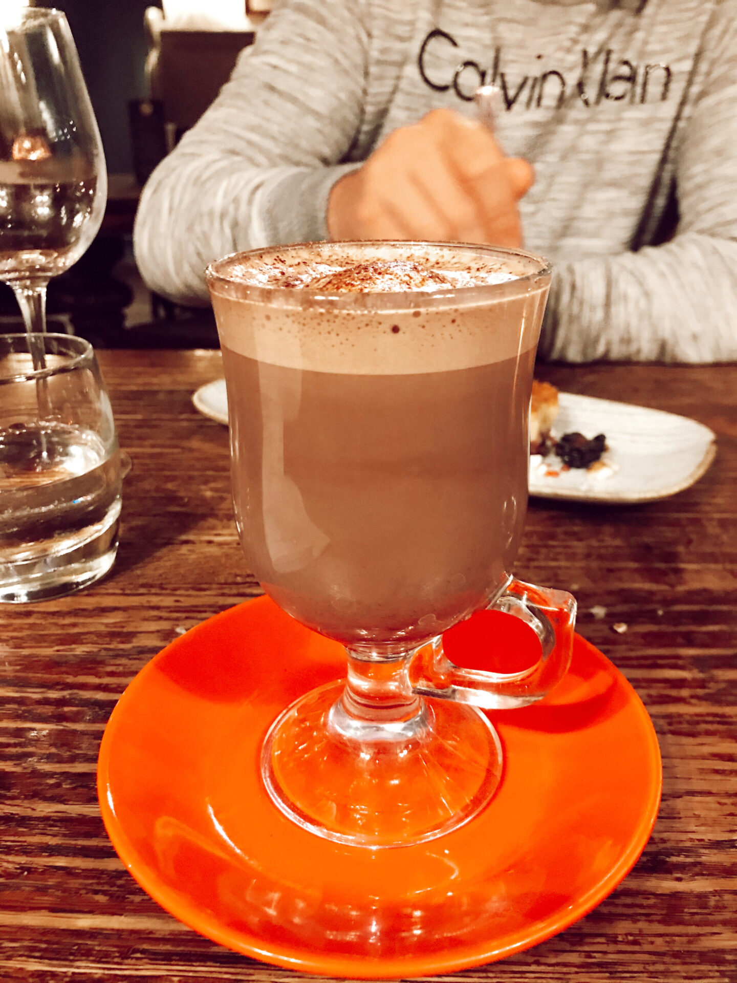 Bailey's hot chocolate