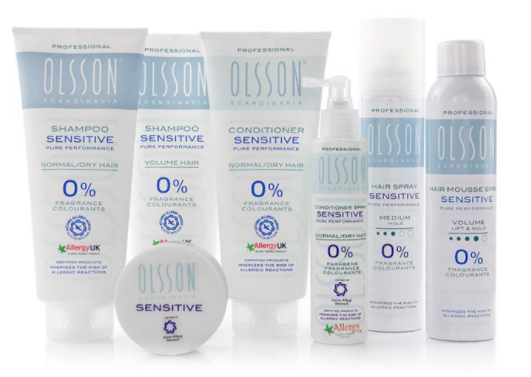 Olsson hair care full product view
