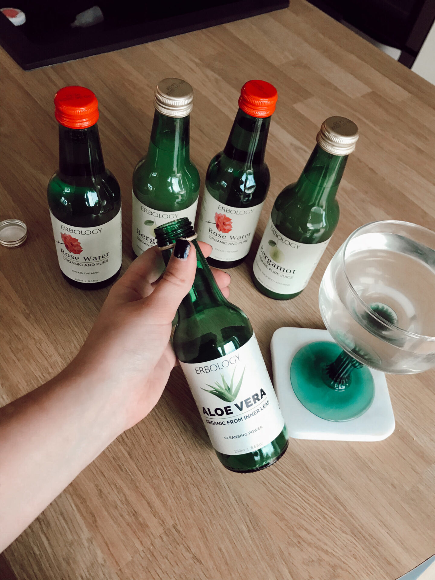 Erbology's aloe vera detox drink