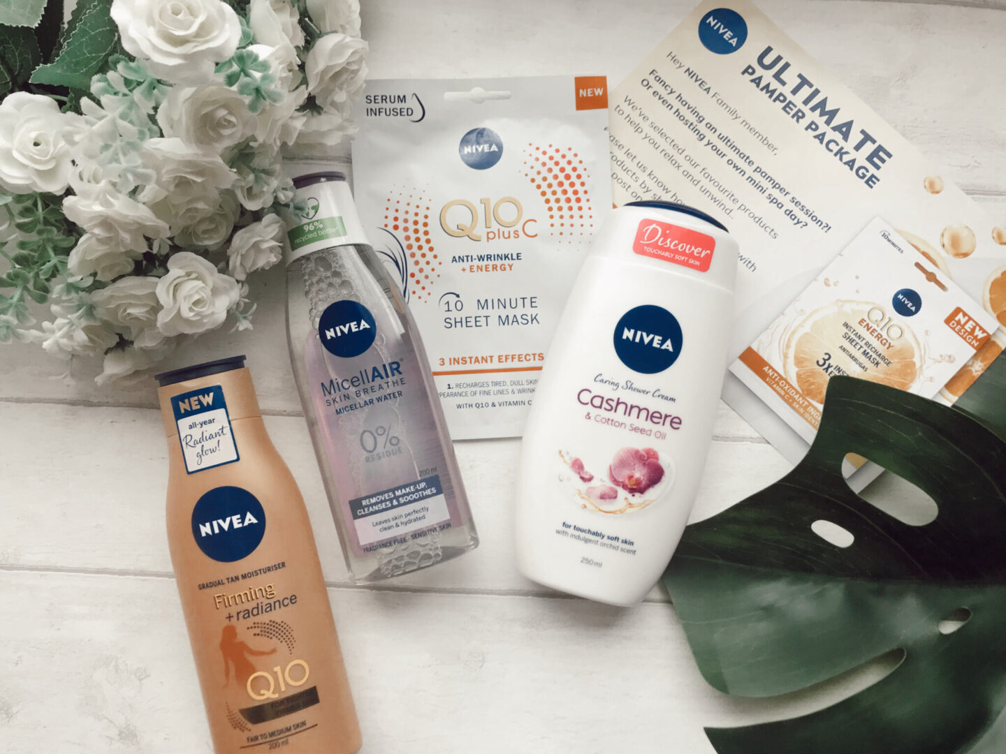 Nivea Q10 products